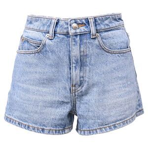 Alexander Wang Shorty High-Rise Shorts in Light Blue Denim